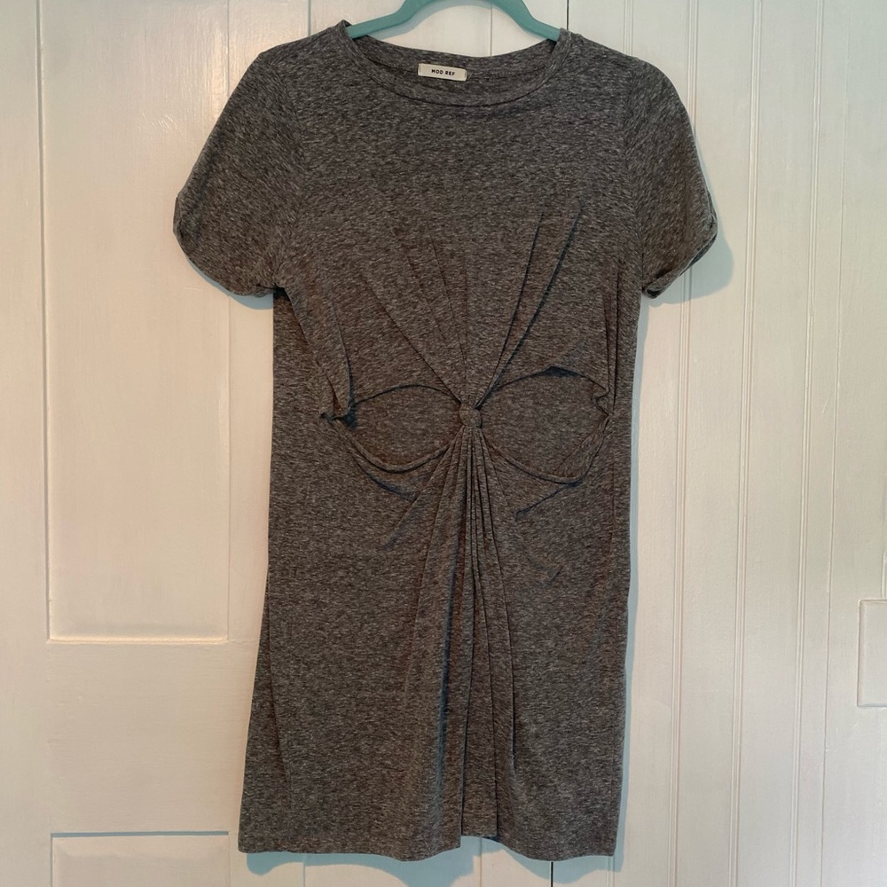 Mod Ref knot t shirt dress